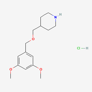 3,5-Dimethoxybenzyl 4-piperidinylmethyl ether hydrochloride