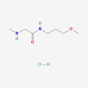 molecular formula C7H17ClN2O2 B1441195 N-(3-Methoxypropyl)-2-(methylamino)acetamide hydrochloride CAS No. 1220035-12-0