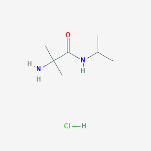 molecular formula C7H17ClN2O B1441197 2-Amino-N-isopropyl-2-methylpropanamide hydrochloride CAS No. 1220027-57-5