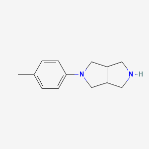 molecular formula C13H18N2 B1441206 2-p-Tolyloctahydropyrrolo[3,4-c]pyrrole CAS No. 815632-23-6