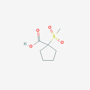 1-Methanesulfonylcyclopentane-1-carboxylic acid