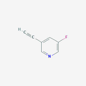 molecular formula C7H4FN B1441234 3-Ethynyl-5-fluoropyridine CAS No. 872122-54-8