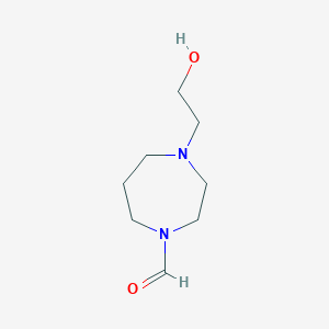 4-(2-Hydroxyethyl)-1,4-diazepane-1-carbaldehyde