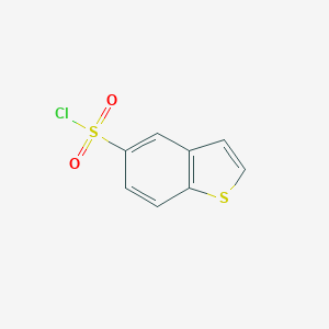 molecular formula C8H5ClO2S2 B144125 Benzo[b]thiophene-5-sulfonyl chloride CAS No. 128852-05-1