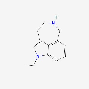 molecular formula C13H16N2 B1441266 1-Ethyl-3,4,5,6-tetrahydro-1H-azepino[5,4,3-cd]indole CAS No. 1242925-85-4