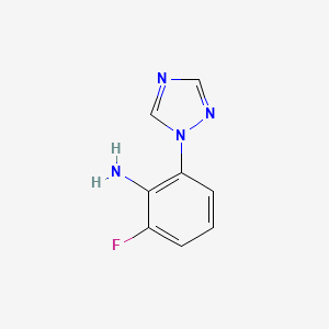 2-fluoro-6-(1H-1,2,4-triazol-1-yl)aniline