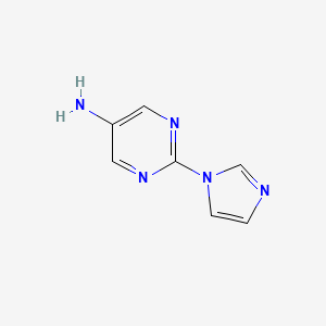 2-(1H-imidazol-1-yl)pyrimidin-5-amine