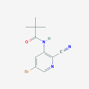 N-(5-Bromo-2-cyanopyridin-3-yl)pivalamide