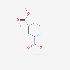 1-Tert-butyl 3-methyl 3-fluoropiperidine-1,3-dicarboxylate