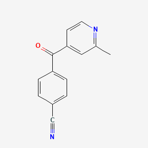 4-(4-Cyanobenzoyl)-2-methylpyridine
