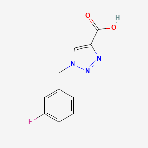 1-(3-fluorobenzyl)-1H-1,2,3-triazole-4-carboxylic acid