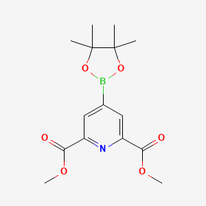 Dimethyl 4-(4,4,5,5-tetramethyl-1,3,2-dioxaborolan-2-yl)pyridine-2,6-dicarboxylate