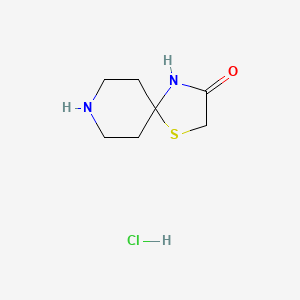 1-Thia-4,8-diazaspiro[4.5]decan-3-one hydrochloride