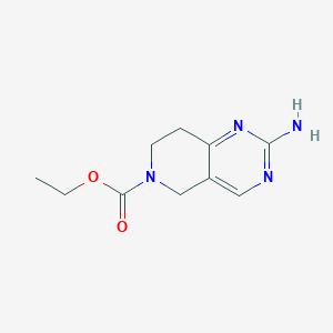 ethyl 2-amino-5H,6H,7H,8H-pyrido[4,3-d]pyrimidine-6-carboxylate