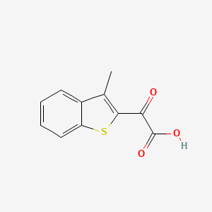 2-(3-Methyl-1-benzothiophen-2-yl)-2-oxoacetic acid