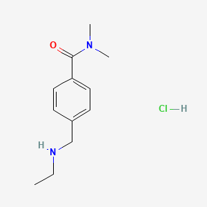4-[(ethylamino)methyl]-N,N-dimethylbenzamide hydrochloride