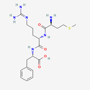 molecular formula C20H32N6O4S B1441327 H-Met-Arg-Phe-OH CAS No. 67368-25-6