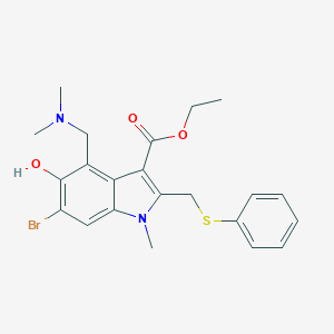 molecular formula C22H25BrN2O3S B144133 Arbidol CAS No. 131707-25-0