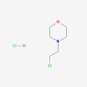 molecular formula C6H13Cl2NO B144134 4-(2-氯乙基)吗啉盐酸盐 CAS No. 3647-69-6