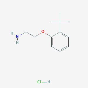 molecular formula C12H20ClNO B1441342 1-(2-Aminoethoxy)-2-tert-butylbenzene hydrochloride CAS No. 1269152-72-8