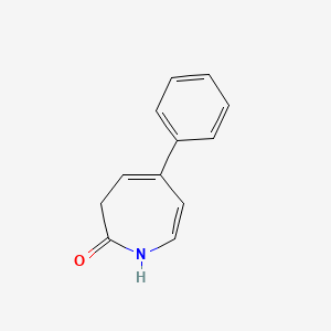 molecular formula C12H11NO B1441344 5-phenyl-1H-azepin-2(3H)-one CAS No. 41789-70-2