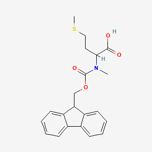 molecular formula C21H23NO4S B1441348 Fmoc-N-Me-D-Met-OH CAS No. 1932384-22-9