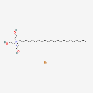molecular formula C28H60BrNO3 B14413486 N,N,N-Tris(2-hydroxyethyl)docosan-1-aminium bromide CAS No. 85703-57-7