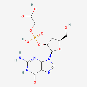 molecular formula C12H16N5O9P B14413525 Dgpga CAS No. 84881-71-0