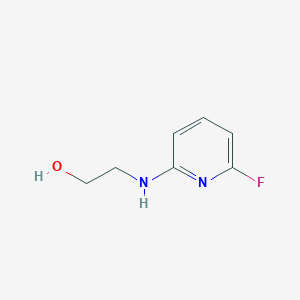 molecular formula C7H9FN2O B1441360 2-((6-Fluoropyridin-2-yl)amino)ethanol CAS No. 1000981-41-8
