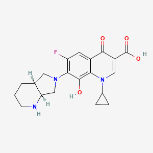 molecular formula C20H22FN3O4 B1441361 8-Hydroxymoxifloxacin CAS No. 721970-36-1
