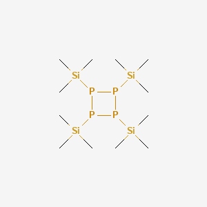 molecular formula C12H36P4Si4 B14413618 Tetrakis(trimethylsilyl)tetraphosphetane CAS No. 83213-23-4