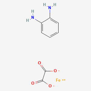 molecular formula C8H8FeN2O4 B14413620 Iron, (1,2-benzenediamine-N,N')(ethanedioato(2-)-O,O')- CAS No. 80660-66-8