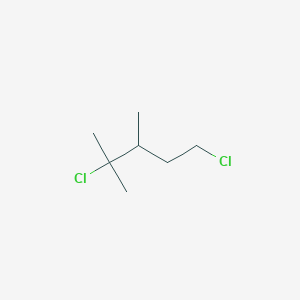 molecular formula C7H14Cl2 B14413689 1,4-Dichloro-3,4-dimethylpentane CAS No. 84189-29-7