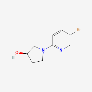 molecular formula C9H11BrN2O B1441369 (R)-1-(5-bromopyridin-2-yl)pyrrolidin-3-ol CAS No. 690265-87-3