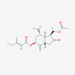 molecular formula C23H34O5 B144137 Farfaratin CAS No. 126453-63-2