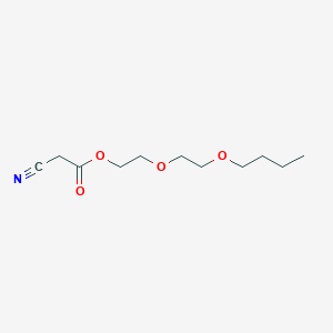 molecular formula C11H19NO4 B14413732 2-(2-Butoxyethoxy)ethyl 2-cyanoacetate CAS No. 82187-94-8