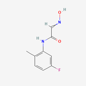 molecular formula C9H9FN2O2 B1441377 N-(5-Fluoro-2-methylphenyl)-2-(hydroxyimino)acetamide CAS No. 876395-72-1