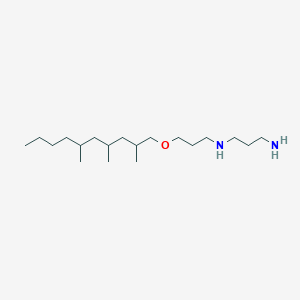 molecular formula C19H42N2O B14413843 N'-[3-(2,4,6-trimethyldecoxy)propyl]propane-1,3-diamine CAS No. 85688-09-1