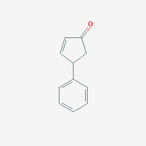 molecular formula C11H10O B14413859 4-Phenyl-2-cyclopenten-1-one CAS No. 81255-96-1