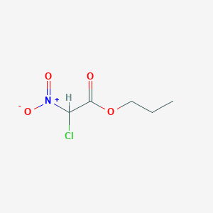 molecular formula C5H8ClNO4 B14413875 Propyl chloro(nitro)acetate CAS No. 82208-52-4