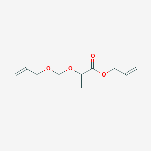 molecular formula C10H16O4 B14413896 Prop-2-enyl 2-(prop-2-enoxymethoxy)propanoate CAS No. 81717-70-6