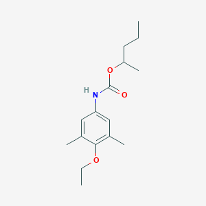 molecular formula C16H25NO3 B14413967 Pentan-2-yl (4-ethoxy-3,5-dimethylphenyl)carbamate CAS No. 84971-10-8