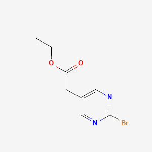 Ethyl 2-(2-bromopyrimidin-5-yl)acetate
