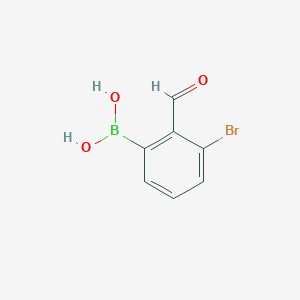 B1441401 3-Bromo-2-formylphenylboronic acid CAS No. 928048-12-8