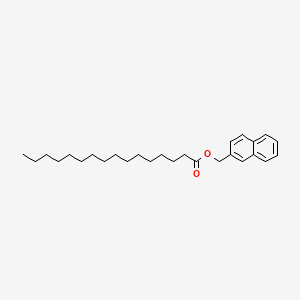 molecular formula C27H40O2 B14414032 Naphthalen-2-ylmethyl Hexadecanoate CAS No. 84849-00-3