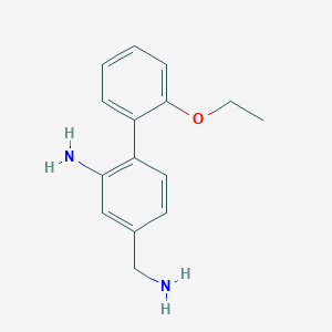 molecular formula C15H18N2O B1441409 4-Aminomethyl-2'-ethoxy-biphenyl-2-ylamine CAS No. 873056-26-9
