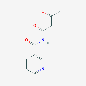 molecular formula C10H10N2O3 B14414103 N-(3-Oxobutanoyl)pyridine-3-carboxamide CAS No. 82437-56-7