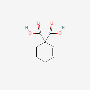 molecular formula C8H10O4 B14414109 Cyclohexenedicarboxylic acid CAS No. 80889-54-9