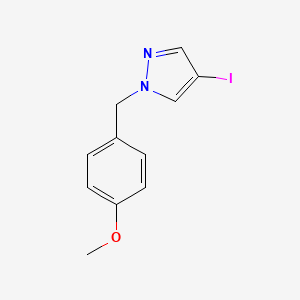 molecular formula C11H11IN2O B1441412 4-iodo-1-(4-methoxybenzyl)-1H-pyrazole CAS No. 905751-58-8