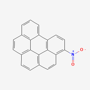 molecular formula C22H11NO2 B14414122 BENZO(ghi)PERYLENE, 5-NITRO- CAS No. 81316-87-2